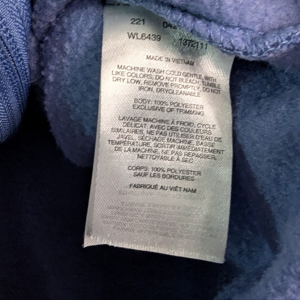 Columbia Blue/Purple Fleece Pullover Sz XL - Picture 5 of 6